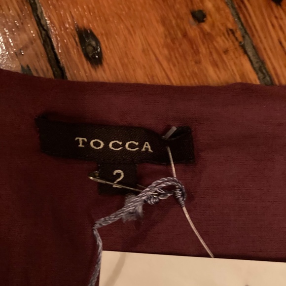 Tocca Blue and Black Midi Dress - Picture 3 of 10